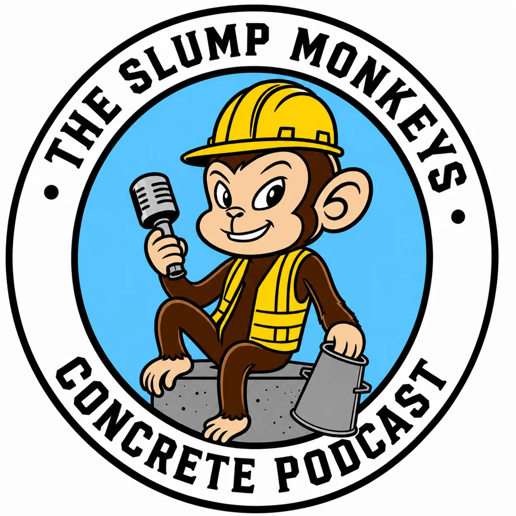 Slump Monkeys Concrete Podcast Logo